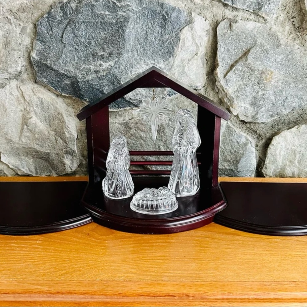 Princess House Crystal nativity 6 piece set
